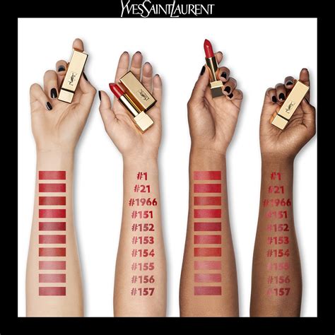 ysl pur couture swatches|ysl pur couture color.